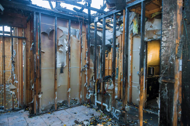 Professional Fire Damage Assessment technician working in Gearhart, OR